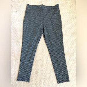 Women’s Loft Black/Gray Leggings/Slacks. Size XL